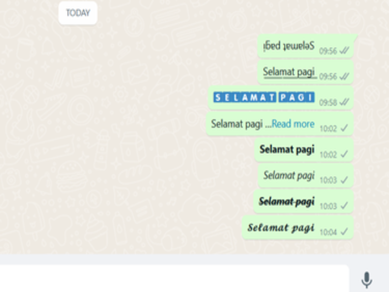 Cara Mudah Membuat Tulisan Unik di WhatsApp