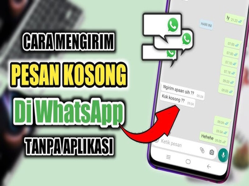 Pesan Kosong Cara Mudah Mengirimnya di WhatsApp